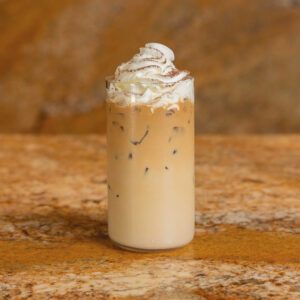 Iced Coffee w/ Ice Cream & Whipped Cream