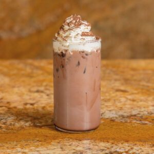 Iced Chocolate w/ Ice Cream & Whipped Cream